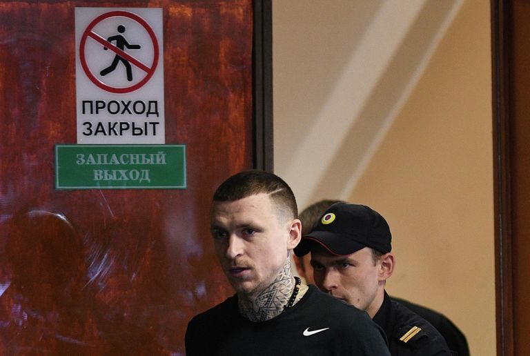Футболист Павел Мамаев в суде. 8 мая 2019 Футболист Павел Мамаев в суде. 8 мая 2019