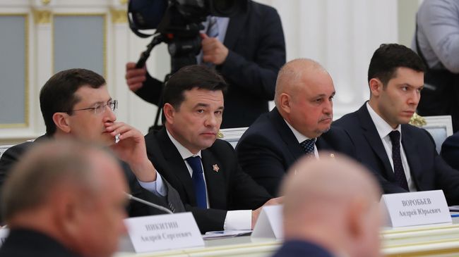 На заседании Совета по стратегическому развитию и приоритетным проектам, губернатор Московской области Андрей Воробьев На заседании Совета по стратегическому развитию и приоритетным проектам, губернатор Московской области Андрей Воробьев