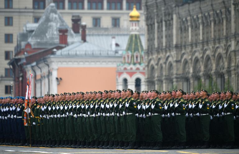 Военнослужащие на военном параде на Красной площади, посвящённом 74-й годовщине Победы в Великой Отечественной войне Военнослужащие на военном параде на Красной площади, посвящённом 74-й годовщине Победы в Великой Отечественной войне