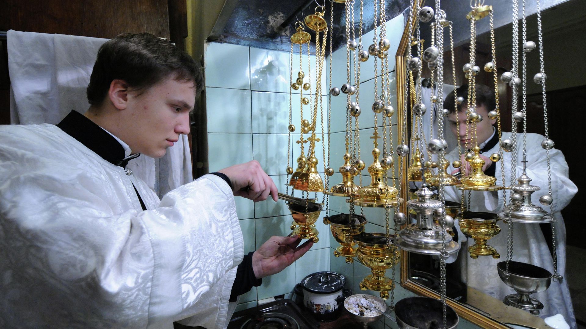 Патриаршее служение в праздник Крещения Господня Патриаршее служение в праздник Крещения Господня - РИА Новости, 1920, 19.01.2023
