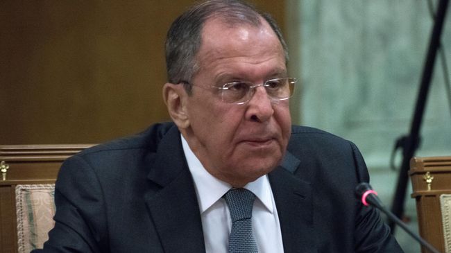 Министр иностранных дел РФ Сергей Лавров во время встречи в Сочи с госсекретарем США Майком Помпео Министр иностранных дел РФ Сергей Лавров во время встречи в Сочи с госсекретарем США Майком Помпео