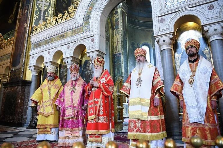 Служба патриарха Филарета во Владимирском соборе Киева. 14 мая 2019 Служба патриарха Филарета во Владимирском соборе Киева. 14 мая 2019
