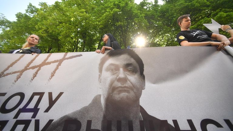 Акция в поддержку Кирилла Вышинского у здания посольства Украины в Москве. 15 мая 2019 Акция в поддержку Кирилла Вышинского у здания посольства Украины в Москве. 15 мая 2019