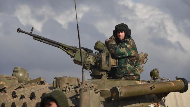 Военнослужащие сирийской армии в районе Алеппо