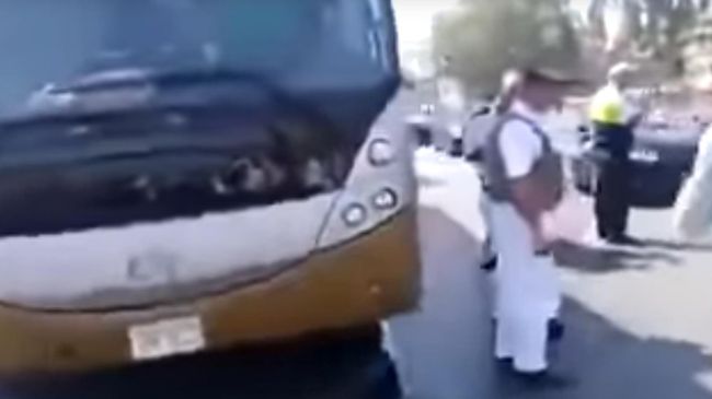 Опубликовано видео с места взрыва в Гизе Опубликовано видео с места взрыва в Гизе