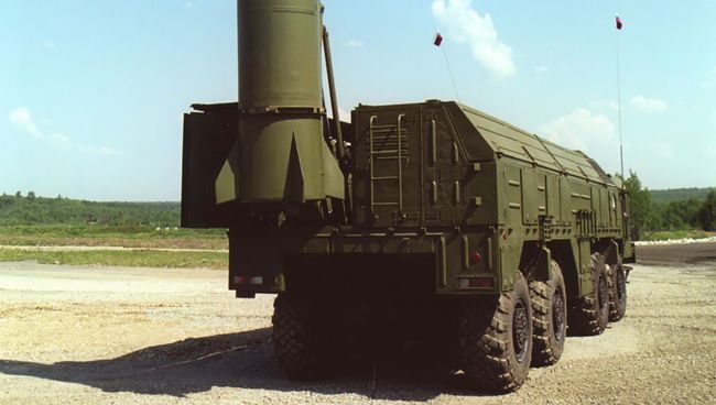 Высокоточный оперативно-тактический ракетный комплекс сухопутных войск Искандер-Э Высокоточный оперативно-тактический ракетный комплекс сухопутных войск Искандер-Э