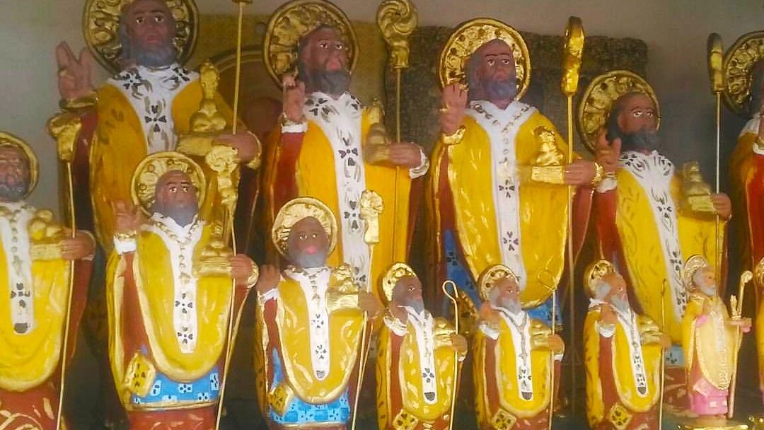 Сувенирные статуэтки Николая Чудотворца в городе Бари Сувенирные статуэтки Николая Чудотворца в городе Бари - РИА Новости, 1920, 19.12.2025