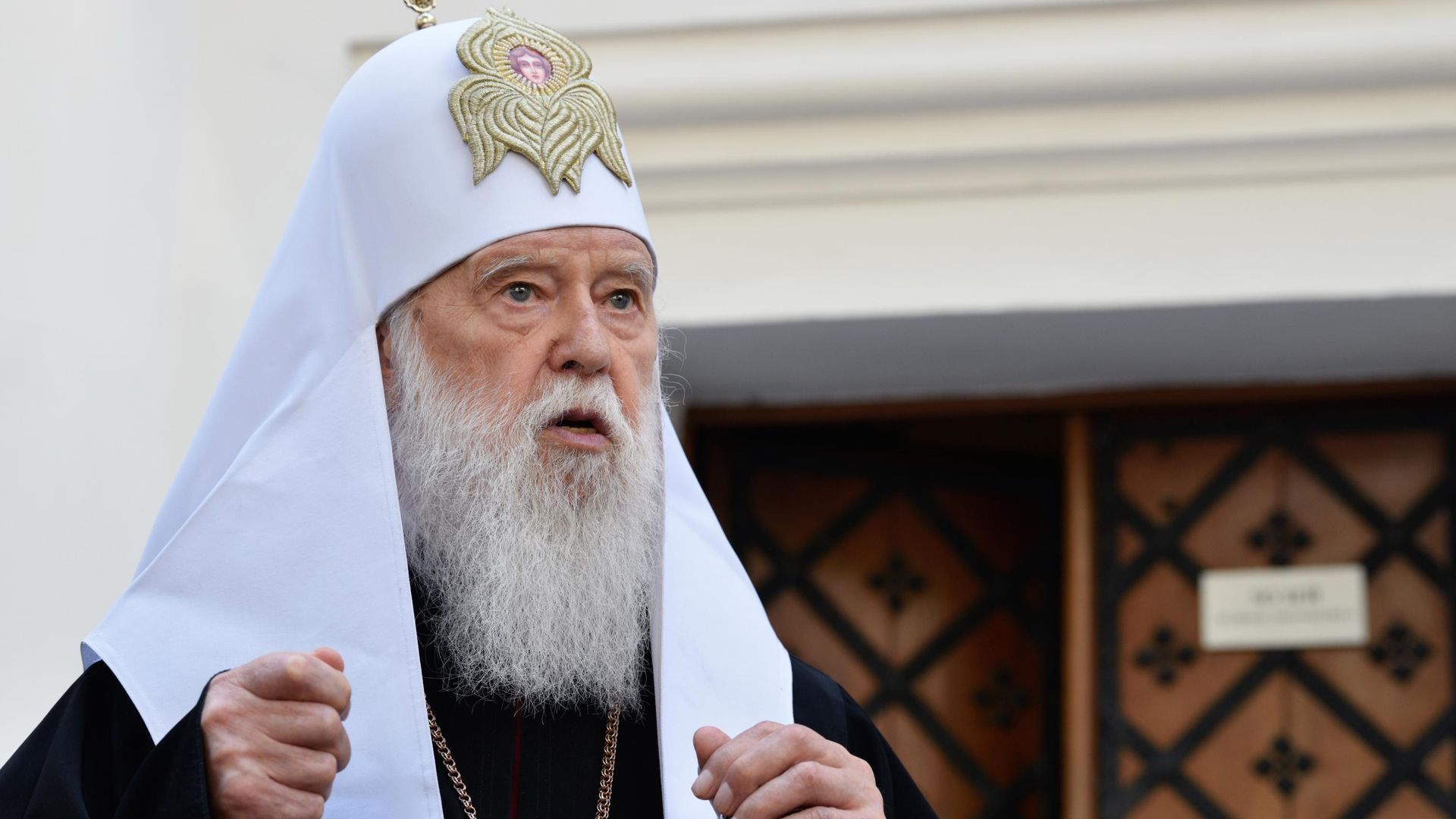 Филарет Денисенко после заседания Синода Православной церкви Украины Филарет Денисенко после заседания Синода Православной церкви Украины - РИА Новости, 1920, 01.04.2023