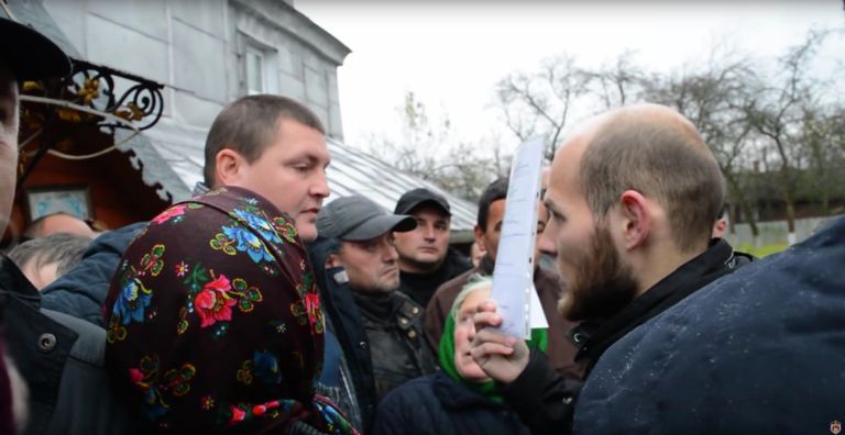 Захват храма в Коломые Ивано-Франковской области в 2017 году