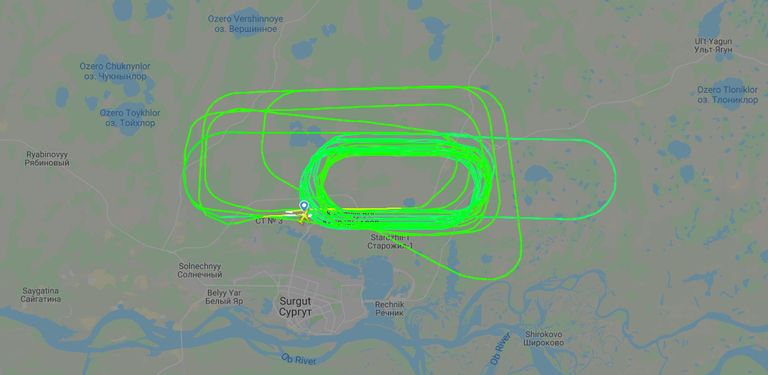 Информация о рейсе UT 759 авиакомпании ЮТэйр на сайте Flightradar