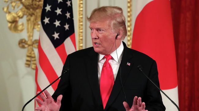 Президент США Дональд Трамп в Токио, Япония. 27 мая 2019 Президент США Дональд Трамп в Токио, Япония. 27 мая 2019