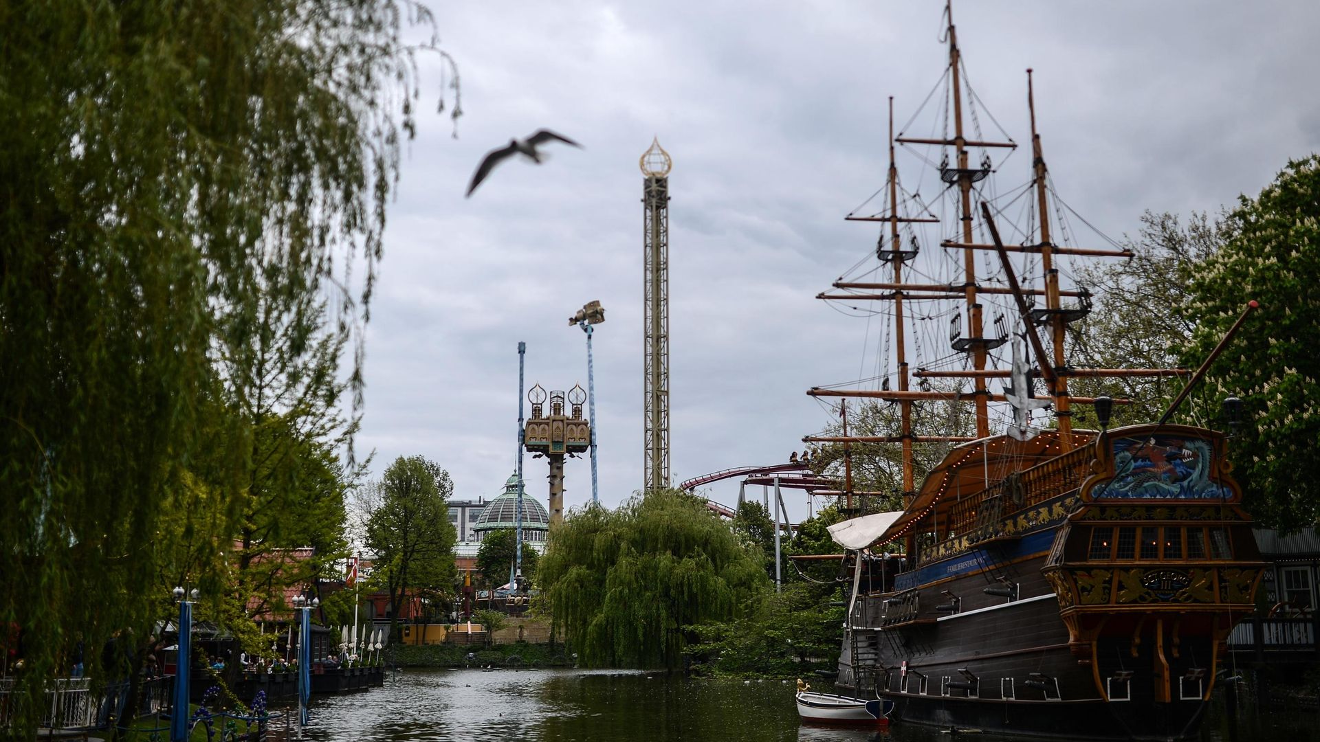 Городской парк Tivoli в городе Копенгагене Городской парк Tivoli в городе Копенгагене - РИА Новости, 1920, 23.06.2021