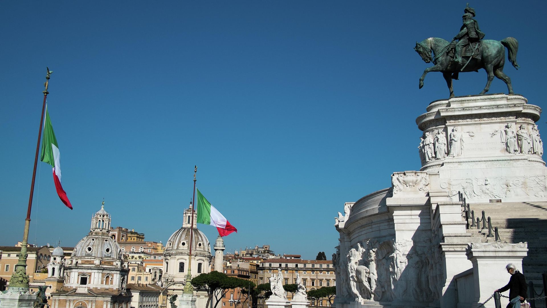 Площадь Венеции (Piazza Venezia) в Риме Площадь Венеции (Piazza Venezia) в Риме - РИА Новости, 1920, 31.03.2021