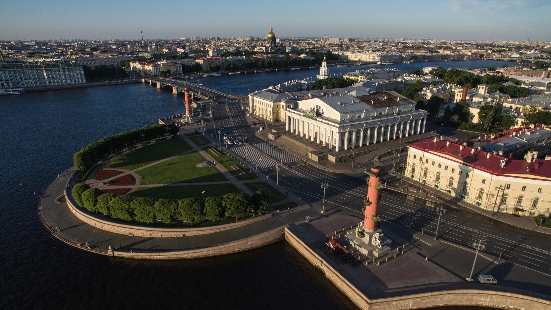 Стрелка Васильевского острова в Санкт-Петербурге - РИА Новости, 1920, 04.06.2019