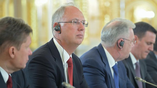 Генеральный директор РФПИ Кирилл Дмитриев во время российско-китайских переговоров в Кремле. 5 июня 2019