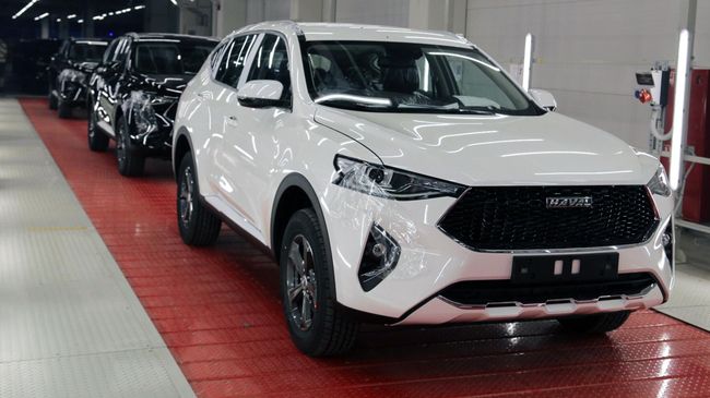 Автомобили Haval F7 на заводе Haval китайского концерна Great Wall в индустриальном парке Узловая в Тульской области Автомобили Haval F7 на заводе Haval китайского концерна Great Wall в индустриальном парке Узловая в Тульской области