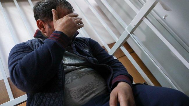 Избрание меры пресечения в Красногорском городском суде Московской области Сергею Ходжаяну подозреваемого в убийстве ветерана боевых действий Никиты Белянкина. 5 июня 2019