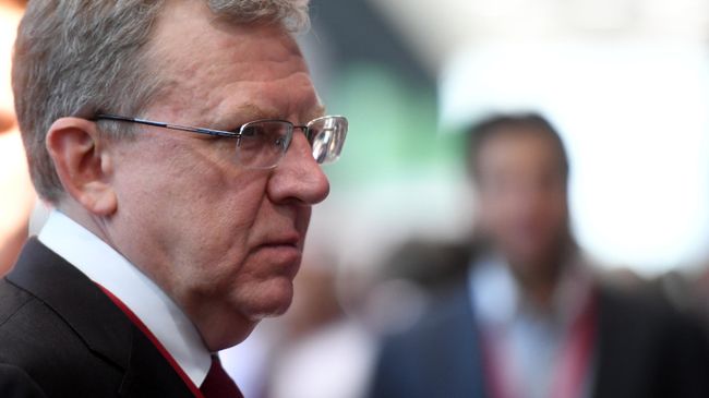 Председатель Счетной палаты РФ Алексей Кудрин на ПМЭФ-2019