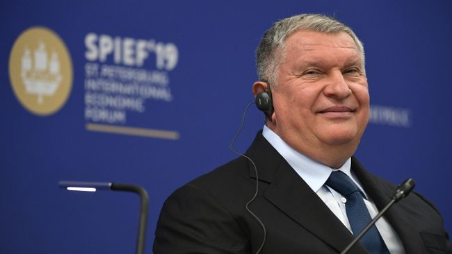 Председатель правления ОАО НК Роснефть Игорь Сечин на Петербургском международном экономическом форуме-2019 Председатель правления ОАО НК Роснефть Игорь Сечин на Петербургском международном экономическом форуме-2019