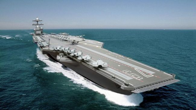 Изображение новейшего авианосца США CVN-79 John F. Kennedy Изображение новейшего авианосца США CVN-79 John F. Kennedy