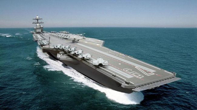 Изображение новейшего авианосца США CVN-79 John F. Kennedy Изображение новейшего авианосца США CVN-79 John F. Kennedy