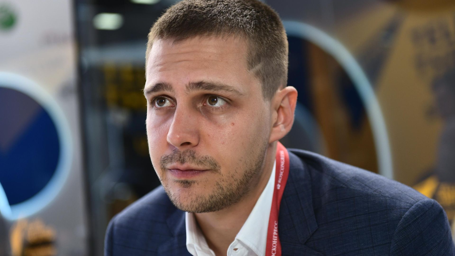 Актер Милош Бикович во время интервью на стенде МИА Россия сегодня во второй день ПМЭФ Актер Милош Бикович во время интервью на стенде МИА Россия сегодня во второй день ПМЭФ - РИА Новости, 1920, 28.05.2021