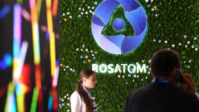 Стенд компании Росатом на Петербургском международном экономическом форуме-2019