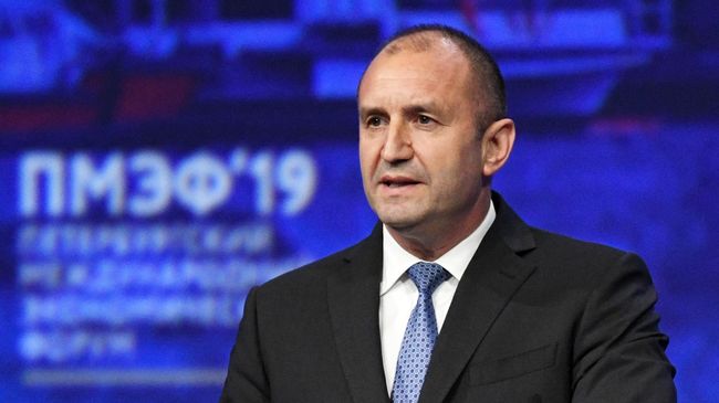 Президент Болгарии Румен Радев выступает на пленарном заседании Петербургского международного экономического форума 2019 Президент Болгарии Румен Радев выступает на пленарном заседании Петербургского международного экономического форума 2019