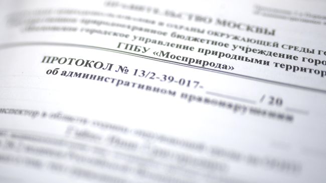 Протокол об административном правонарушении Протокол об административном правонарушении