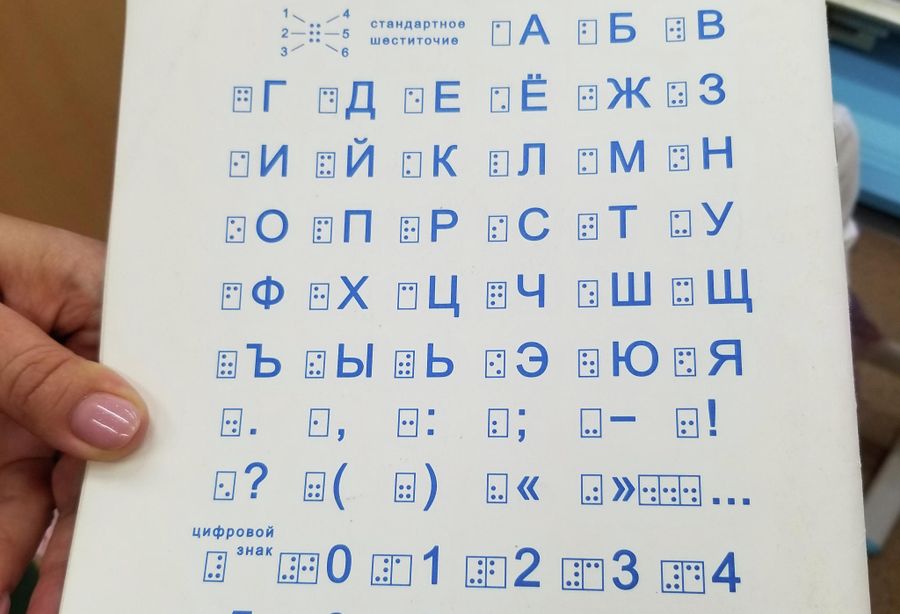 Шрифт Брайля Шрифт Брайля