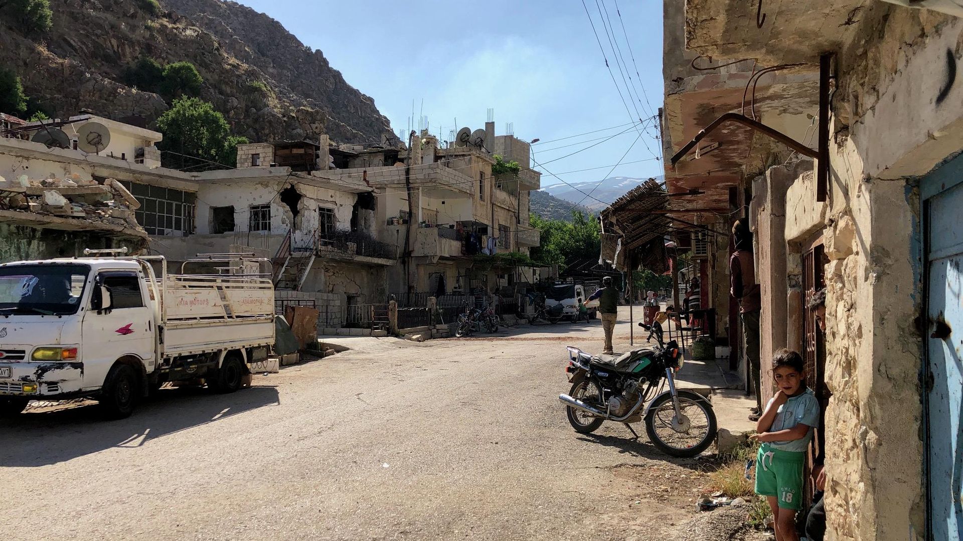 Улица поселения Бейт Джан на сирийских Голанских высотах Улица поселения Бейт Джан на сирийских Голанских высотах - РИА Новости, 1920, 12.04.2021