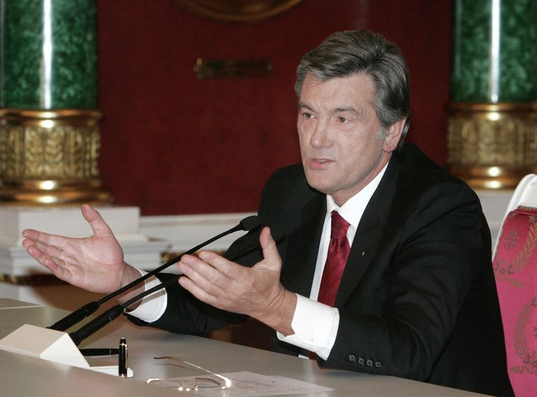 Президент Украины Виктор Ющенко. 2008 год 