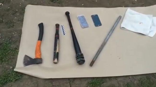 Кадры задержания участников драки в селе Чемодановка под Пензой Кадры задержания участников драки в селе Чемодановка под Пензой