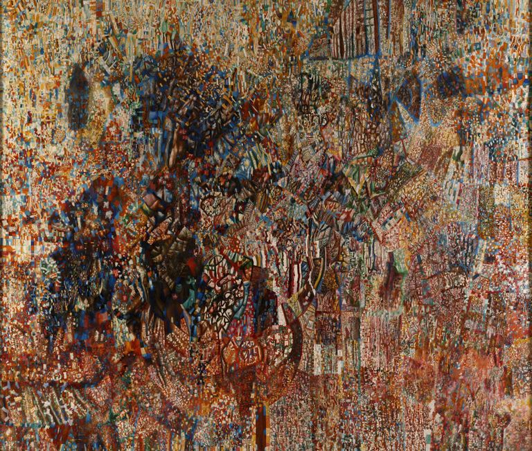 Картина Павла Филонова Формула весны 1928–1929. Холст, масло. 250 x 285