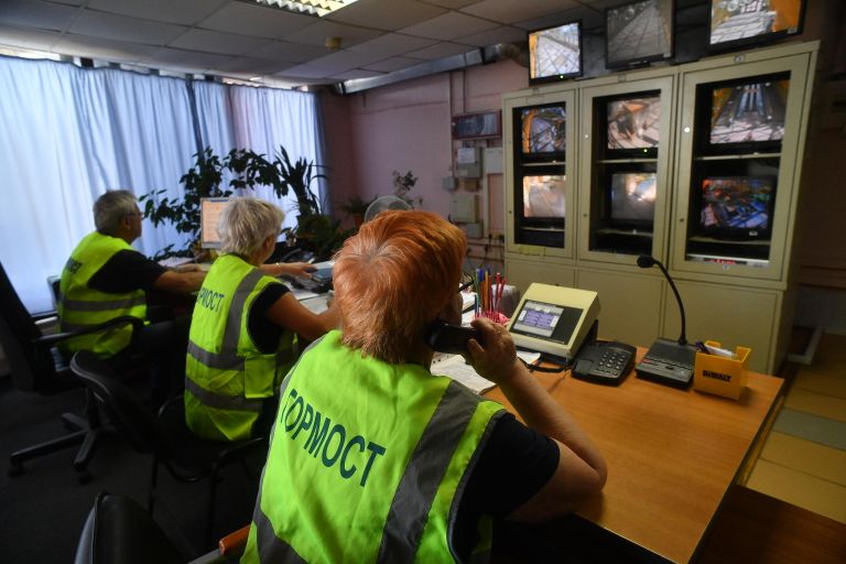 Диспетчерская Андреевского пешеходного моста