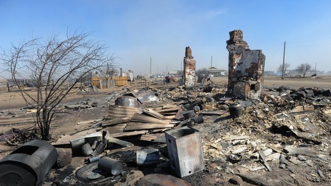 Последствия пожара в селе Усть-Ималка Ононского района Забайкальского края Последствия пожара в селе Усть-Ималка Ононского района Забайкальского края