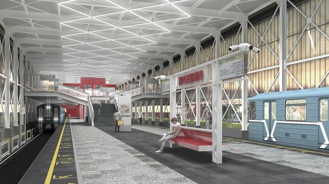 Станция Прокшино московского метро Станция Прокшино московского метро