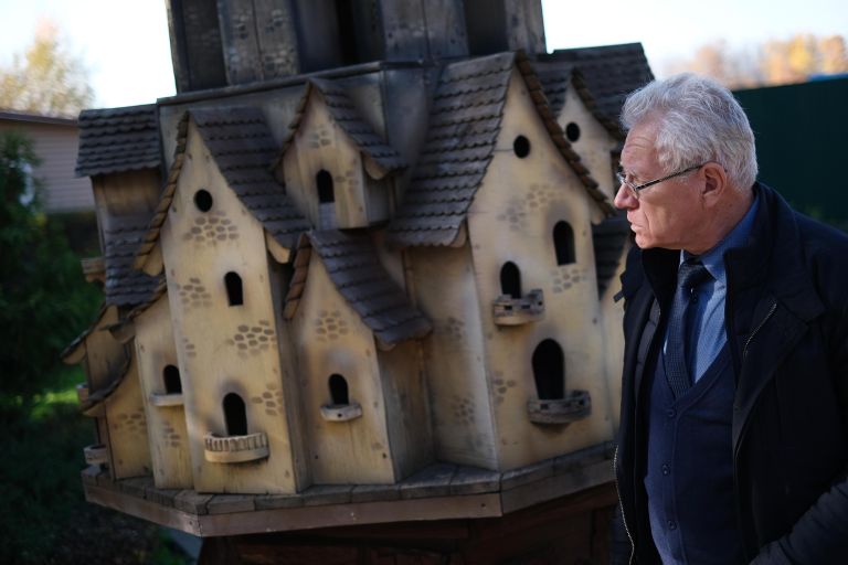 Скворечниковый дворец в эколого-просветительском центре на территории природно-исторического парка Битцевский лес в Москве Скворечниковый дворец в эколого-просветительском центре на территории природно-исторического парка Битцевский лес в Москве