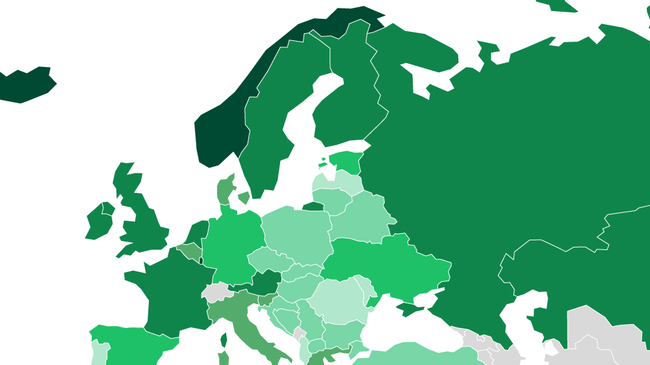 Рейтинг стран Европы по доступности электроэнергии для населения — 2019 Рейтинг стран Европы по доступности электроэнергии для населения — 2019