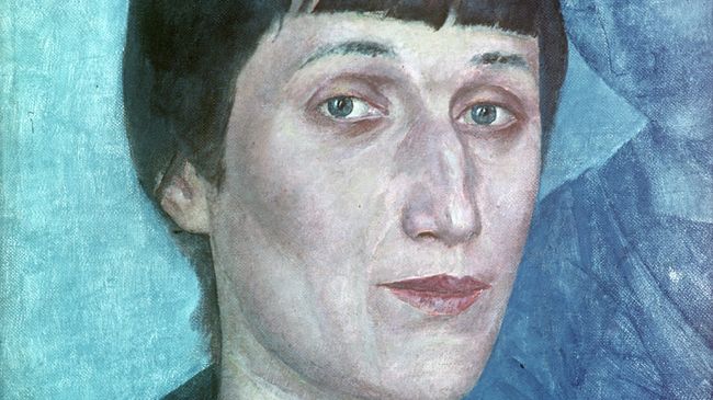 Портрет Анны Ахматовой, 1922 год. Художник Кузьма Сергеевич Петров-Водкин Портрет Анны Ахматовой, 1922 год. Художник Кузьма Сергеевич Петров-Водкин