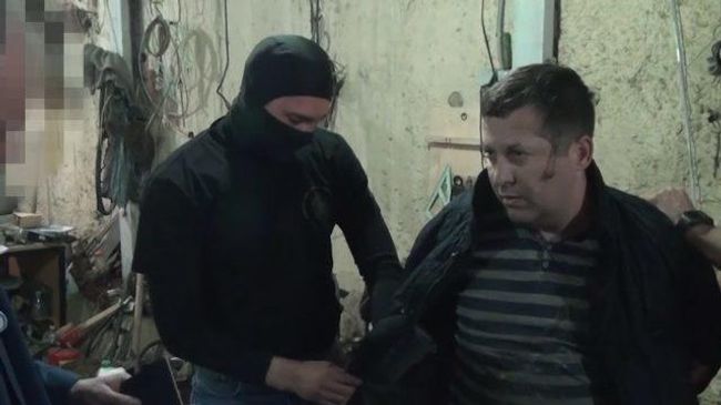 Кадры задержания гражданина Польши, осужденного за шпионаж Кадры задержания гражданина Польши, осужденного за шпионаж