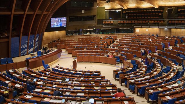 Зал заседаний Парламентской ассамблеи Совета Европы Зал заседаний Парламентской ассамблеи Совета Европы