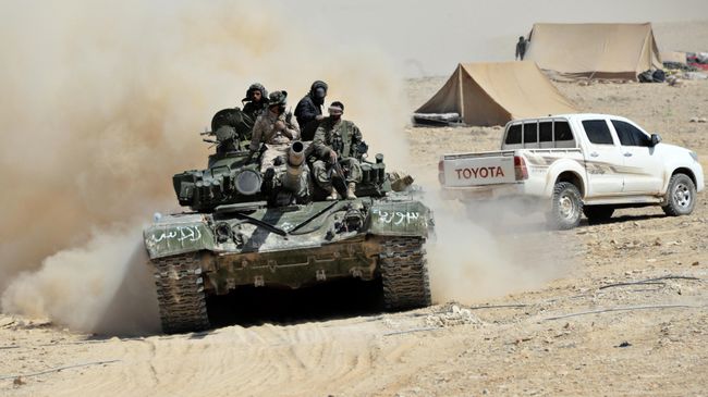 Бойцы сирийской армии Бойцы сирийской армии