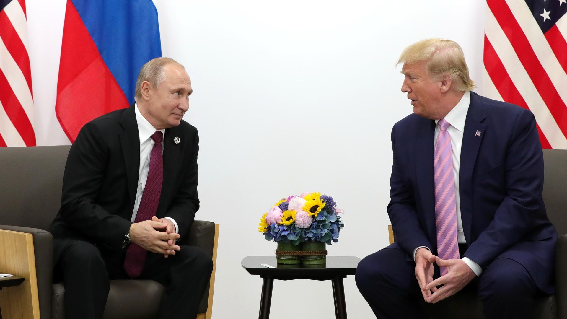 Владимир Путин и Дональд Трамп Владимир Путин и Дональд Трамп - РИА Новости, 1920, 24.01.2025