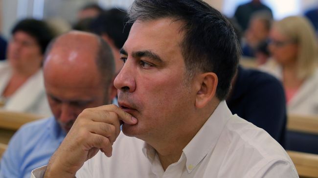 Лидер политической партии Движение новых сил Михаил Саакашвили на заседании Высшего Административного суда Украины. 28 июня 2019 Лидер политической партии Движение новых сил Михаил Саакашвили на заседании Высшего Административного суда Украины. 28 июня 2019