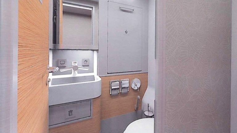 Концепт плацкартного вагона без боковых спальных мест Концепт плацкартного вагона без боковых спальных мест