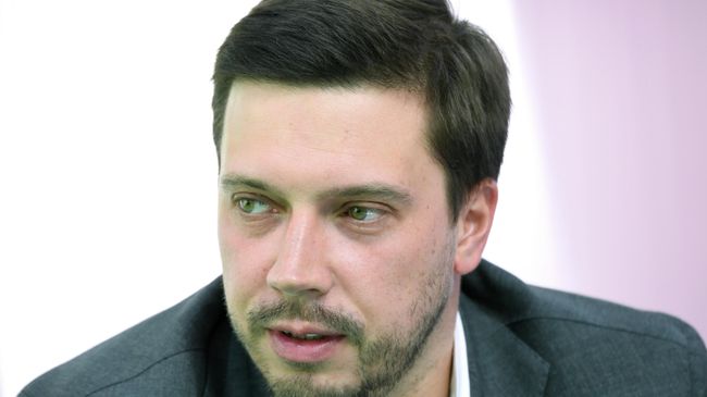 Директор Центра олимпийской подготовки, председатель молодежного совета Москомспорта Дмитрий Климов на форуме Мой район Директор Центра олимпийской подготовки, председатель молодежного совета Москомспорта Дмитрий Климов на форуме Мой район