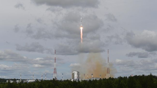 Пуск ракеты-носителя Союз-2.1б с разгонным блоком Фрегат и метеорологическим спутником Метеор-М номер 2-2 с космодрома Восточный. 5 июля 2019 Пуск ракеты-носителя Союз-2.1б с разгонным блоком Фрегат и метеорологическим спутником Метеор-М номер 2-2 с космодрома Восточный. 5 июля 2019