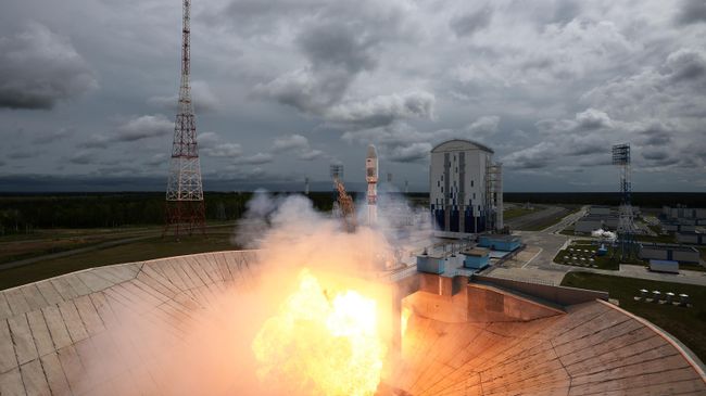 Пуск ракеты-носителя Союз-2.1б с разгонным блоком Фрегат и метеорологическим спутником Метеор-М номер 2-2 с космодрома Восточный Пуск ракеты-носителя Союз-2.1б с разгонным блоком Фрегат и метеорологическим спутником Метеор-М номер 2-2 с космодрома Восточный