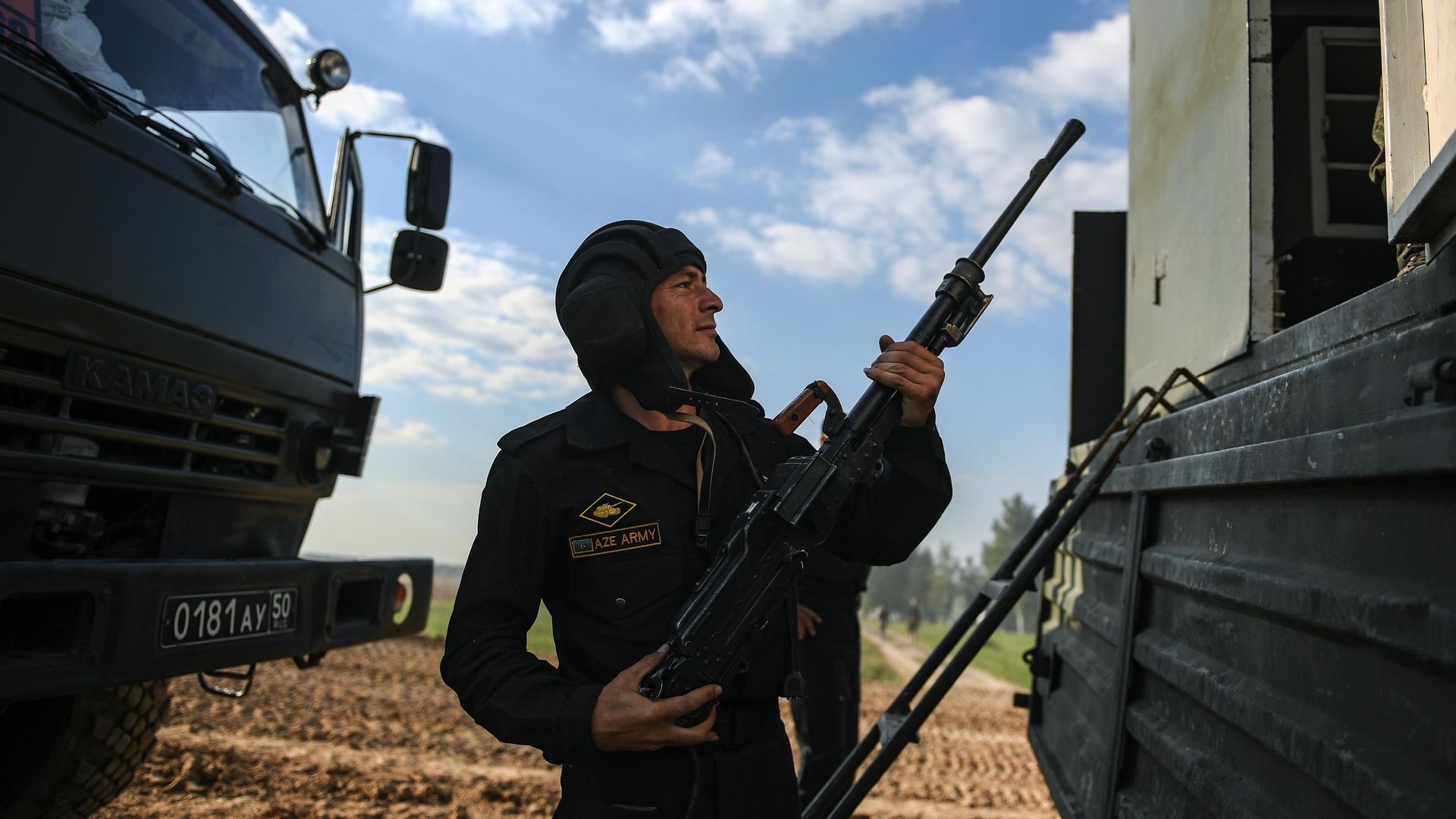 Военнослужащий армии Азербайджана Военнослужащий армии Азербайджана - РИА Новости, 1920, 06.09.2020